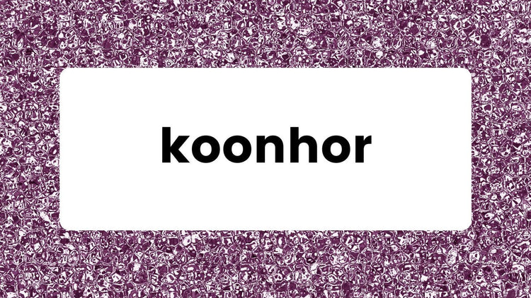 Shop online designer fashion from Koonhor at discounted prices from our online designer outlet store Moon Behind The Hill based in Ireland