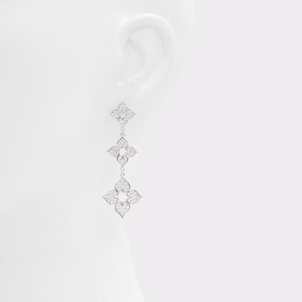 ALDO Women's Silver Stainless Steel & Cubic Zirconia Earrings - Silver