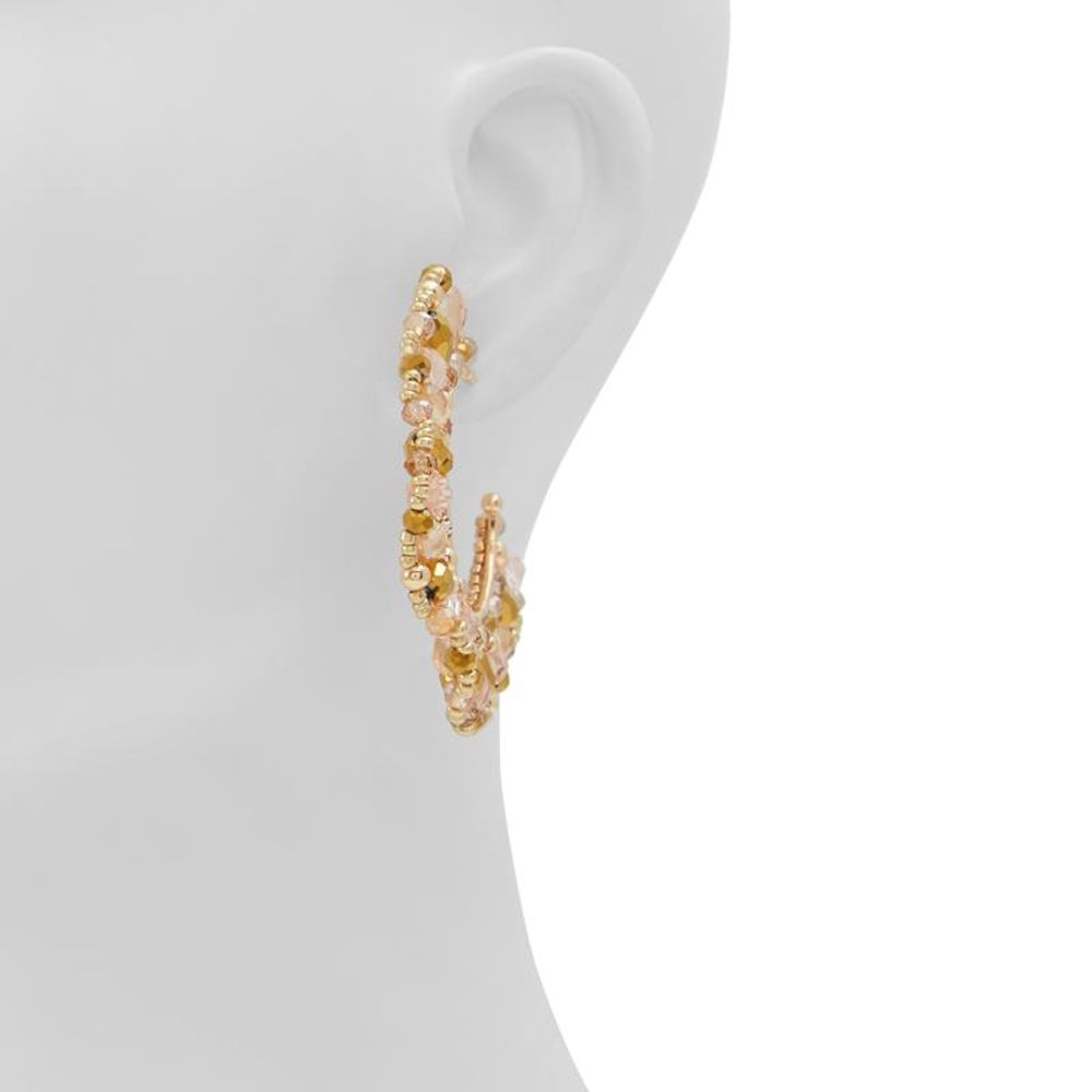 ALDO Women's Zinc Alloy Brass Acrylic & Glass Earrings - Brown