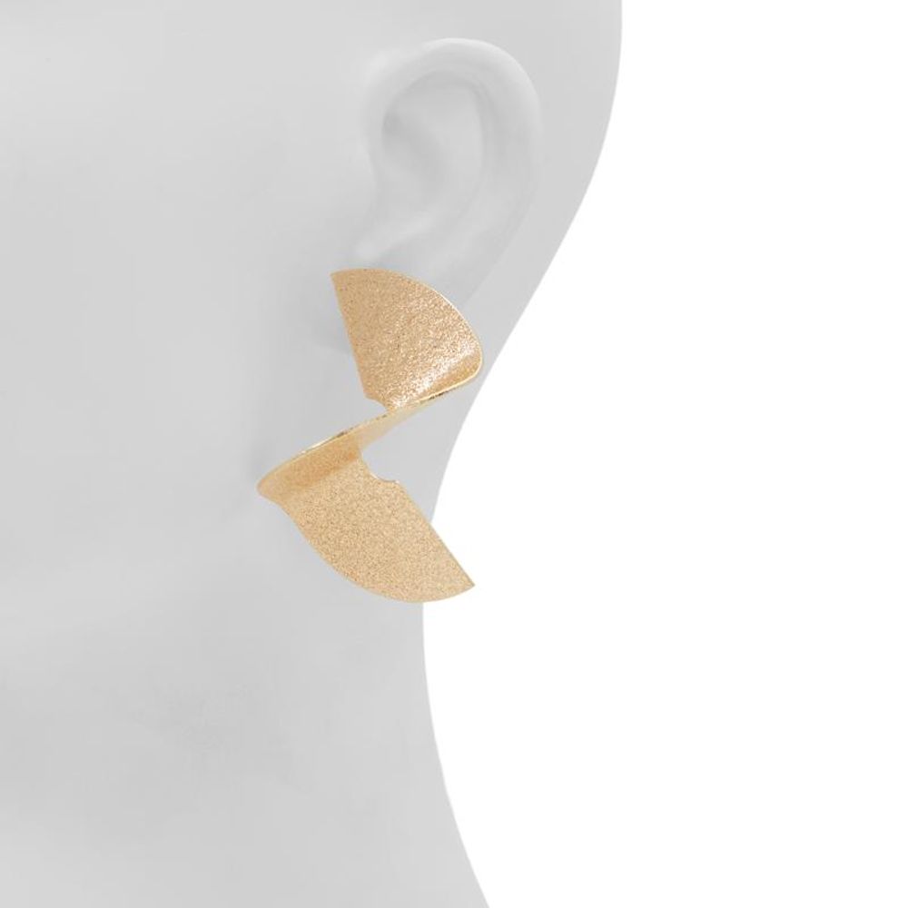 ALDO Women's Gold Steel Brass & Elastane Earrings - Gold