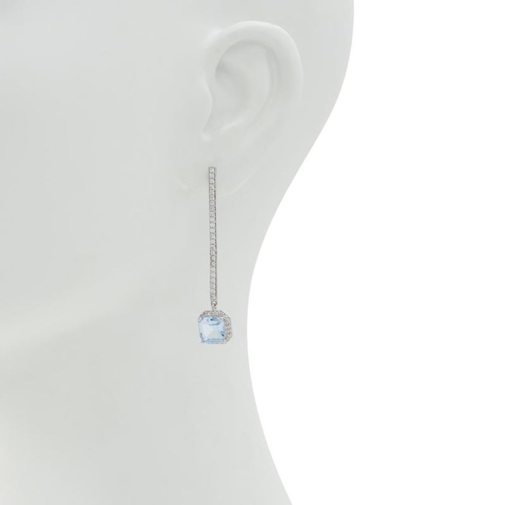 ALDO Women's Stainless Steel & Cubic Zirconia Earrings - Light Blue