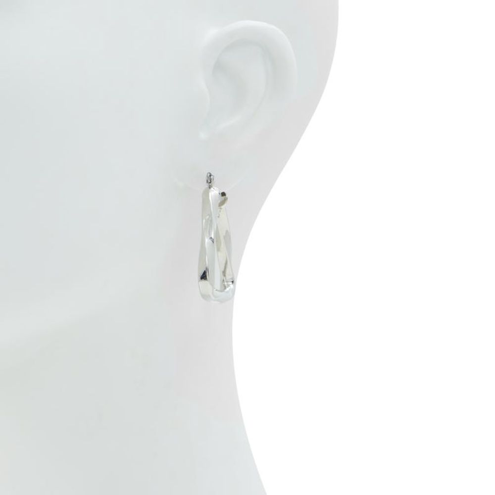 ALDO Women's Silver Brass & Elastane Earrings - Silver