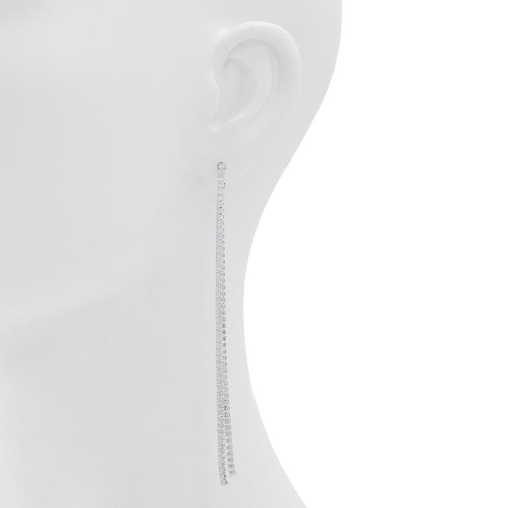 ALDO Women's Silver Stainless Steel & Cubic Zirconia Earrings - Silver