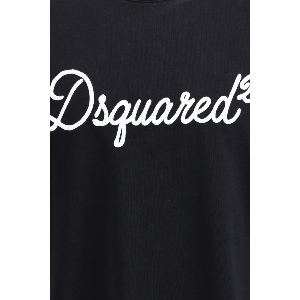 Dsquared² Men's Relaxed Fit Oversized Cotton T-Shirt - Black