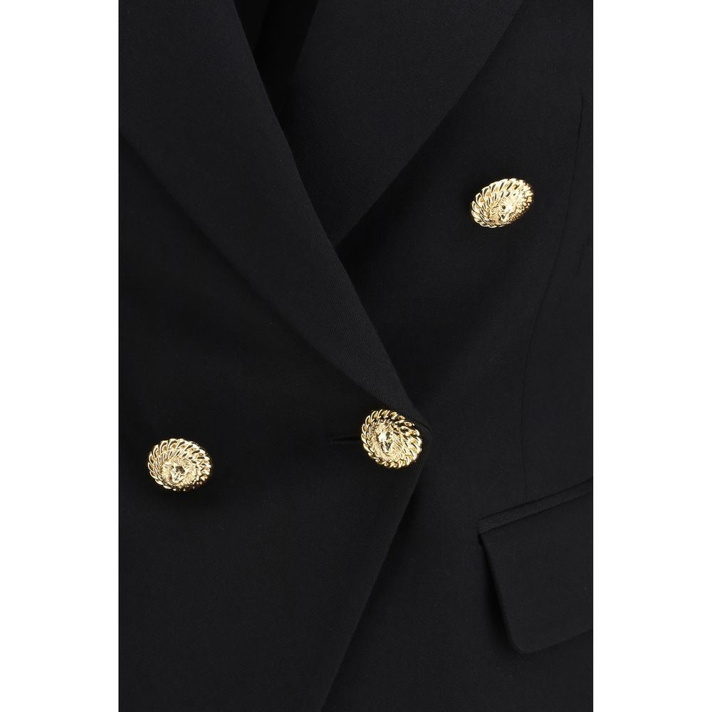 Balmain De Poudre Women's Wool Jacket - Black