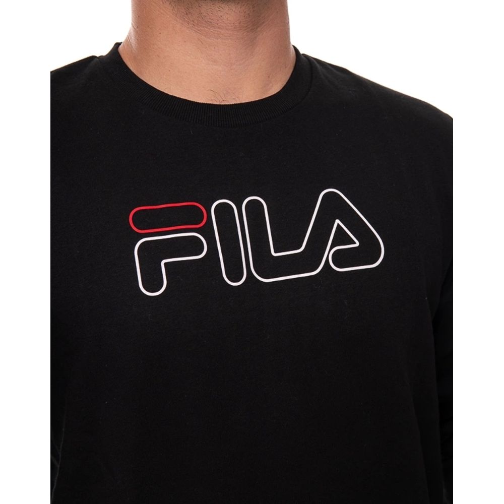 Fila Men's Cotton Polyester Sweatshirt - Black