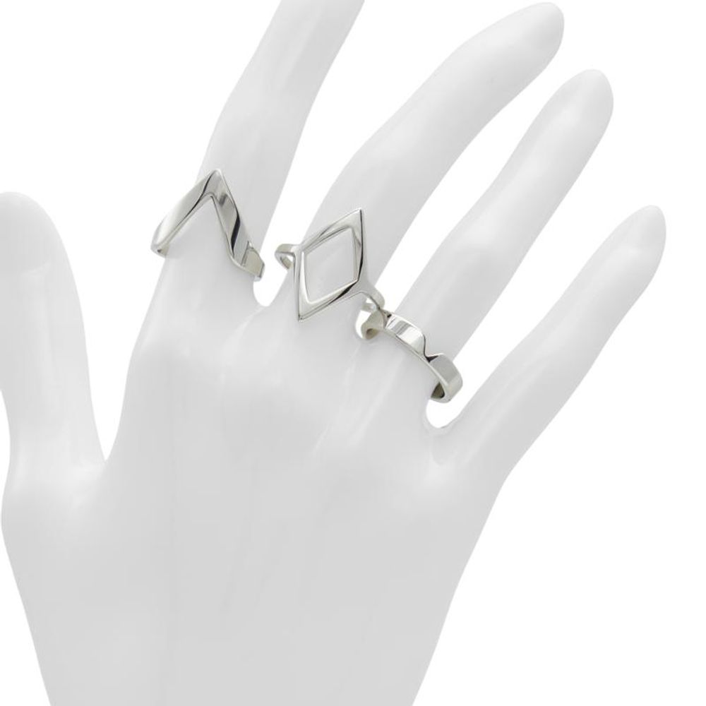 ALDO Women's Silver Brass & Elastane Ring - Silver