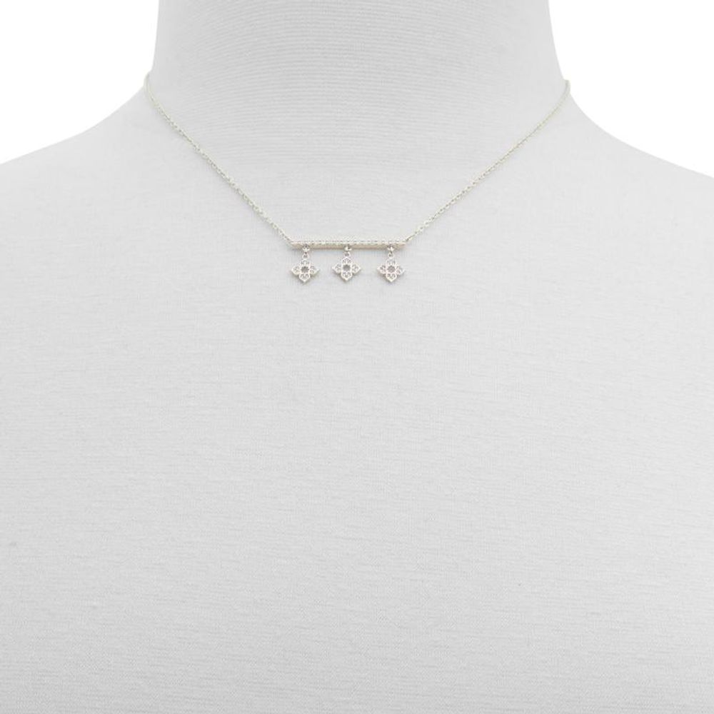 ALDO Women's Silver Stainless Steel & Cubic Zirconia Necklace - Silver