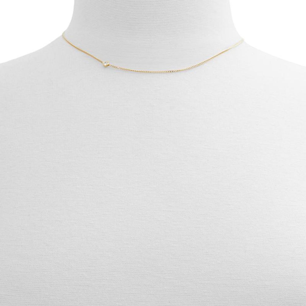 ALDO Women's Gold Stainless Steel & Cubic Zirconia Necklace - Gold