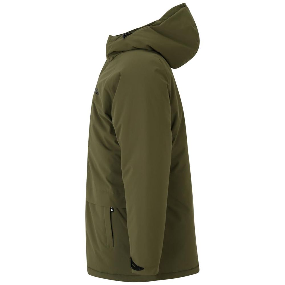 Fila Men's Down Polyester Parka - Green Olive