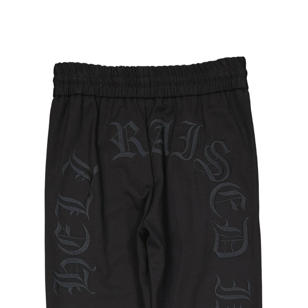 Philipp Plein Men's Stretch Polyamide Viscose Joggers - Black