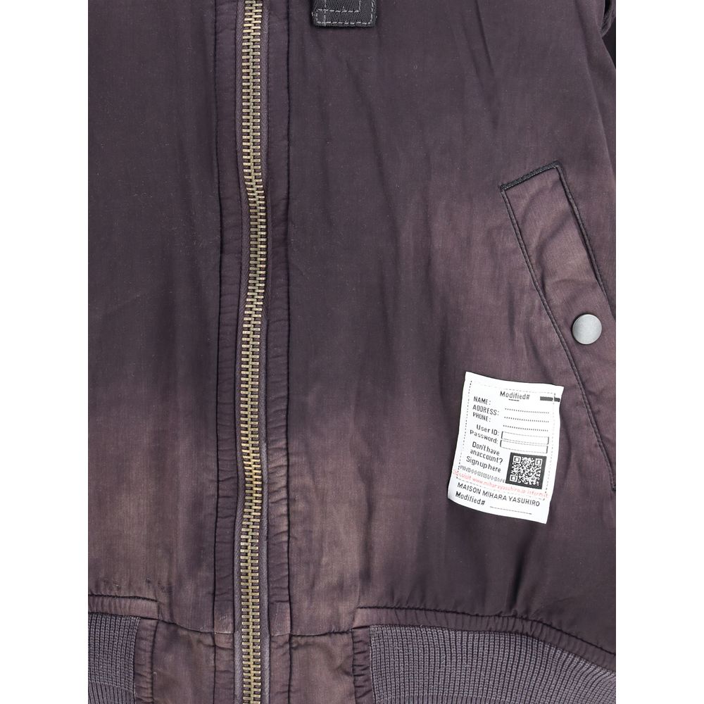 Maison Mihara Yasuhiro Men's Rayon & Cotton Jacket - Black
