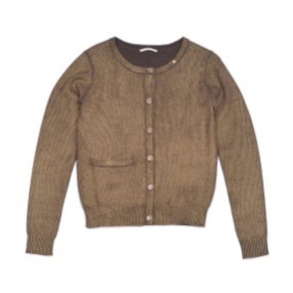 Gas Women's Wool Acrylic Cardigan - Brown
