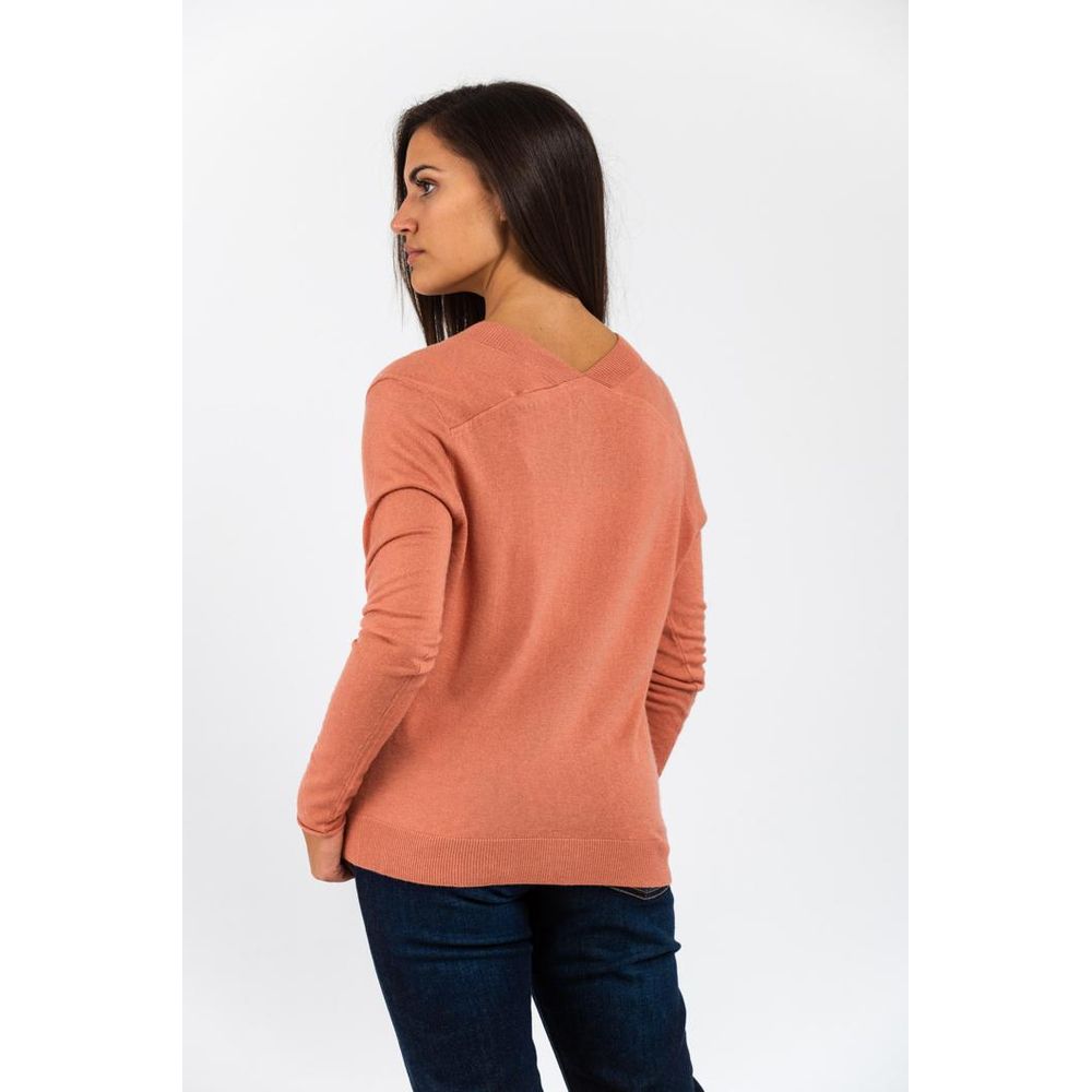 Gas Women's Wool & Viscose Cardigan - Powder Pink