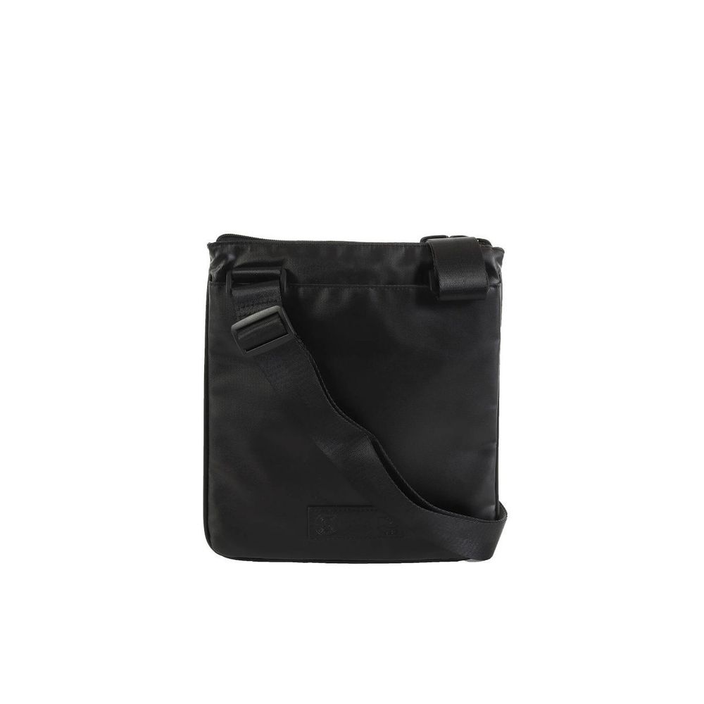 La Martina Polyamide & Polyurethane Crossbody Messenger Bag - Black