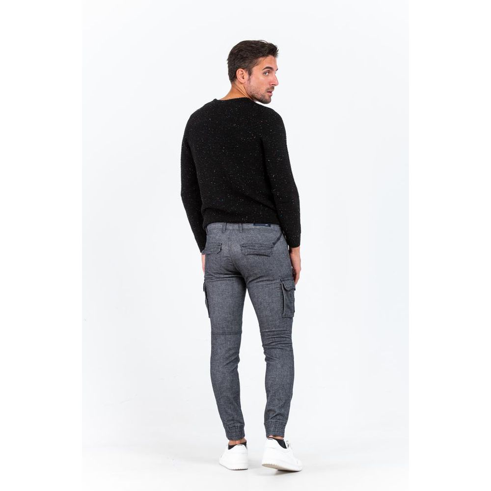 Gas Men's Stretch Cotton Cargo Pants - Gray