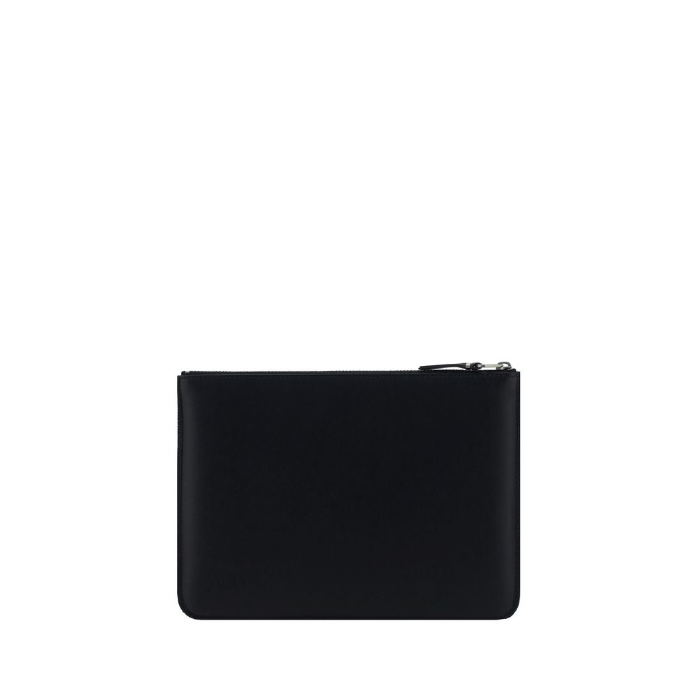 Comme Des Garçons Bos Taurus Calf Leather Wallet - Black Silver