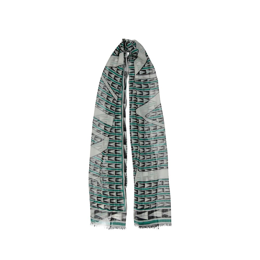 Scarf by Lanvin for women in wool bicolour showcases a warm silhouette from the Wool Scarf collection, offering a warm drape that exudes sophisticated luxury.