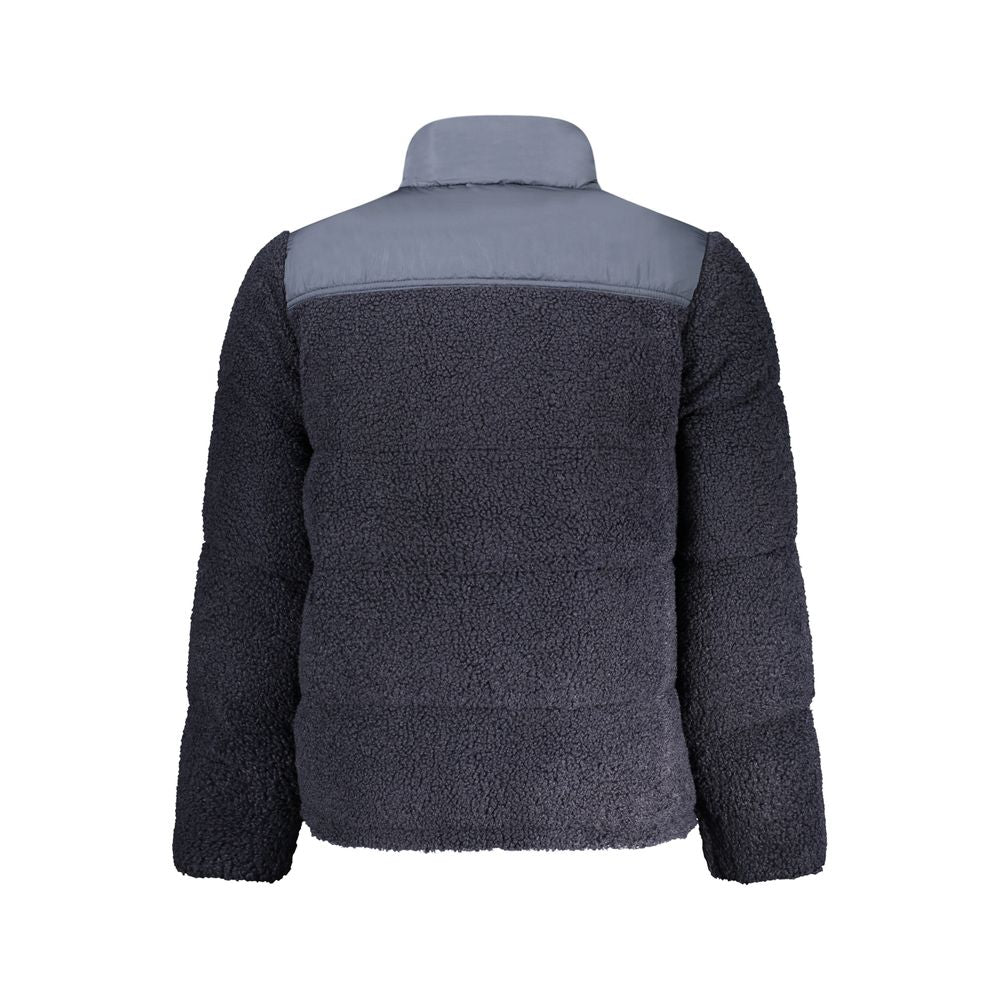 Overcoat by Rifle for men in polyester blue features an satoral silhouette, showcasing a sophisticated and satoral pockets for a premium, timeless look.