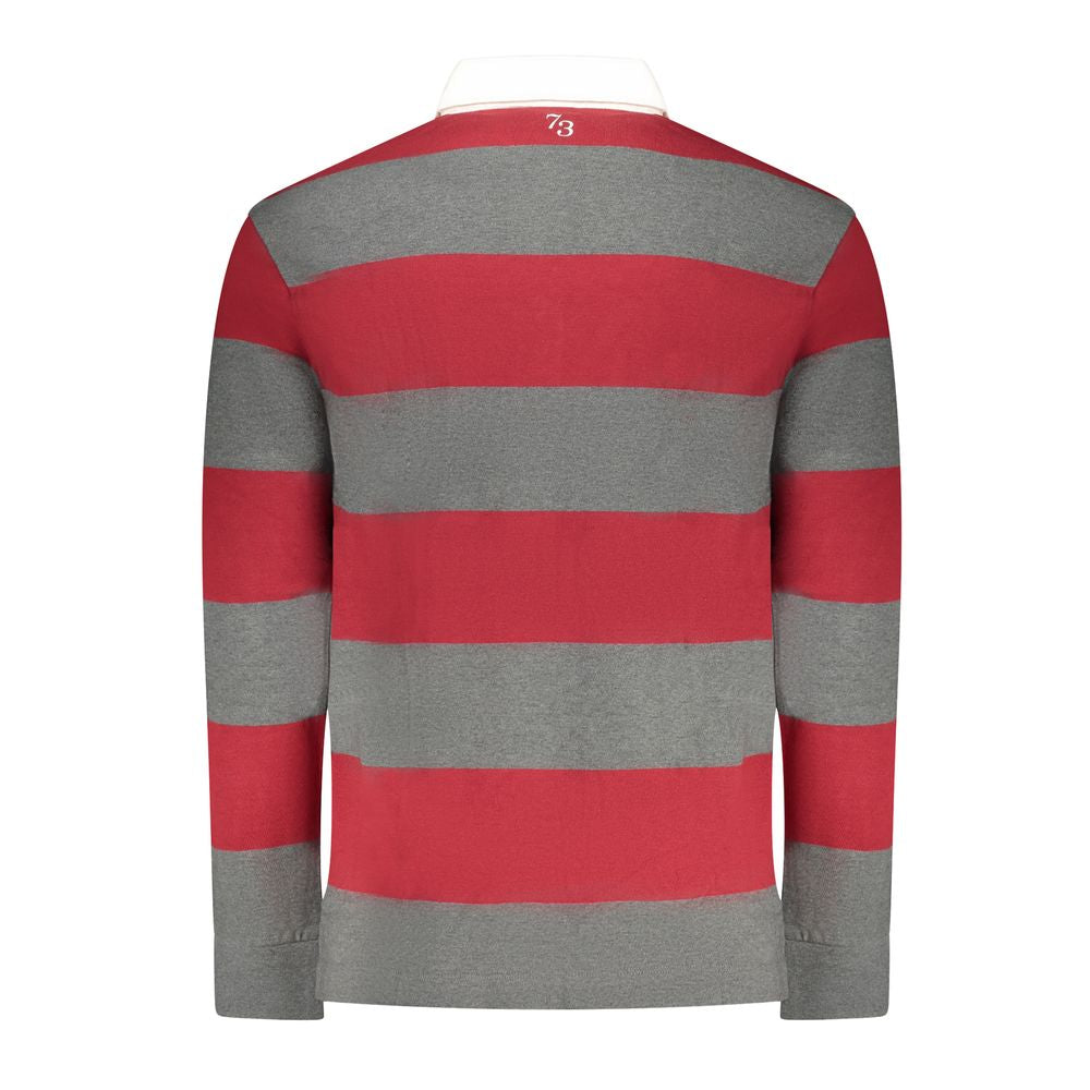 Polo Shirt by Pepe Jeans for men in cotton red & striped features a eye catching silhouette, showcasing a refined and for a eye catching finish.
