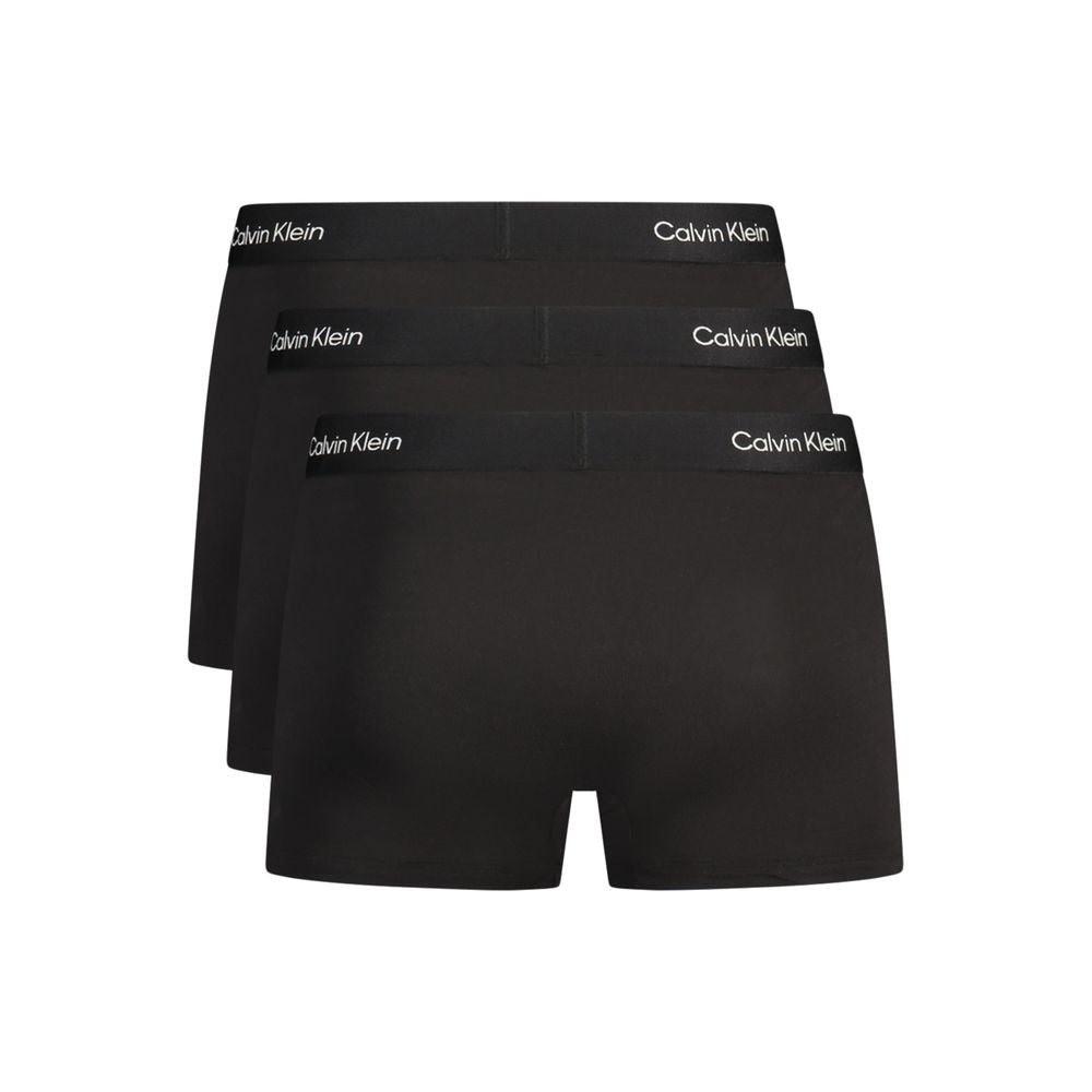 Calvin Klein Men's Stretch Cotton Underwear Boxer Shorts - Black