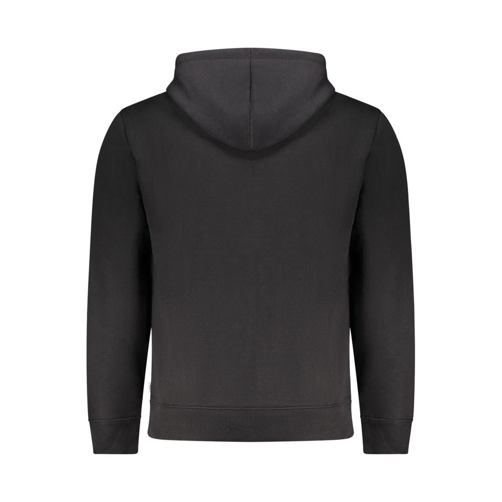 Pepe Jeans Men's Cotton Polyester Hooded Sweatshirt Hoodie - Black