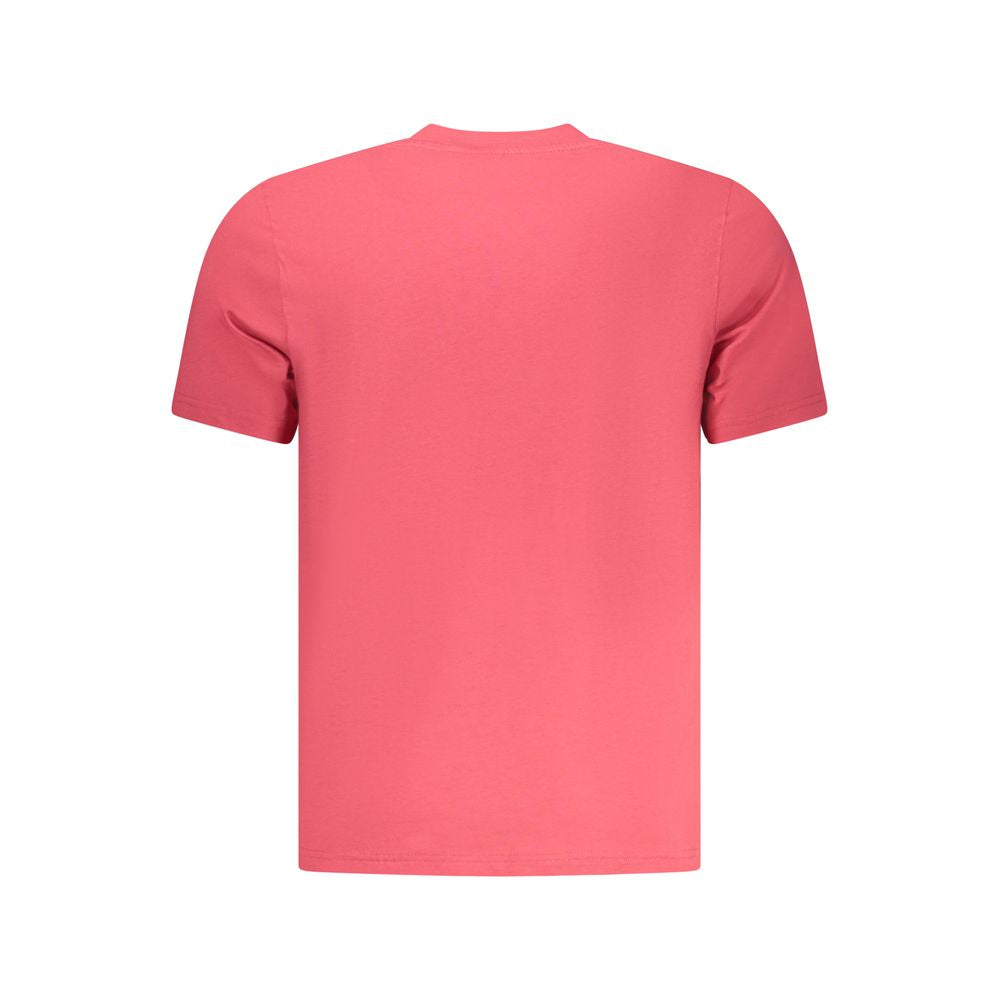 Activewear T-Shirt by North Sails for men in cotton red features an ergonomic design with , highlighting a ergonomic length and ergonomic crew neckline for a high-performance look.
