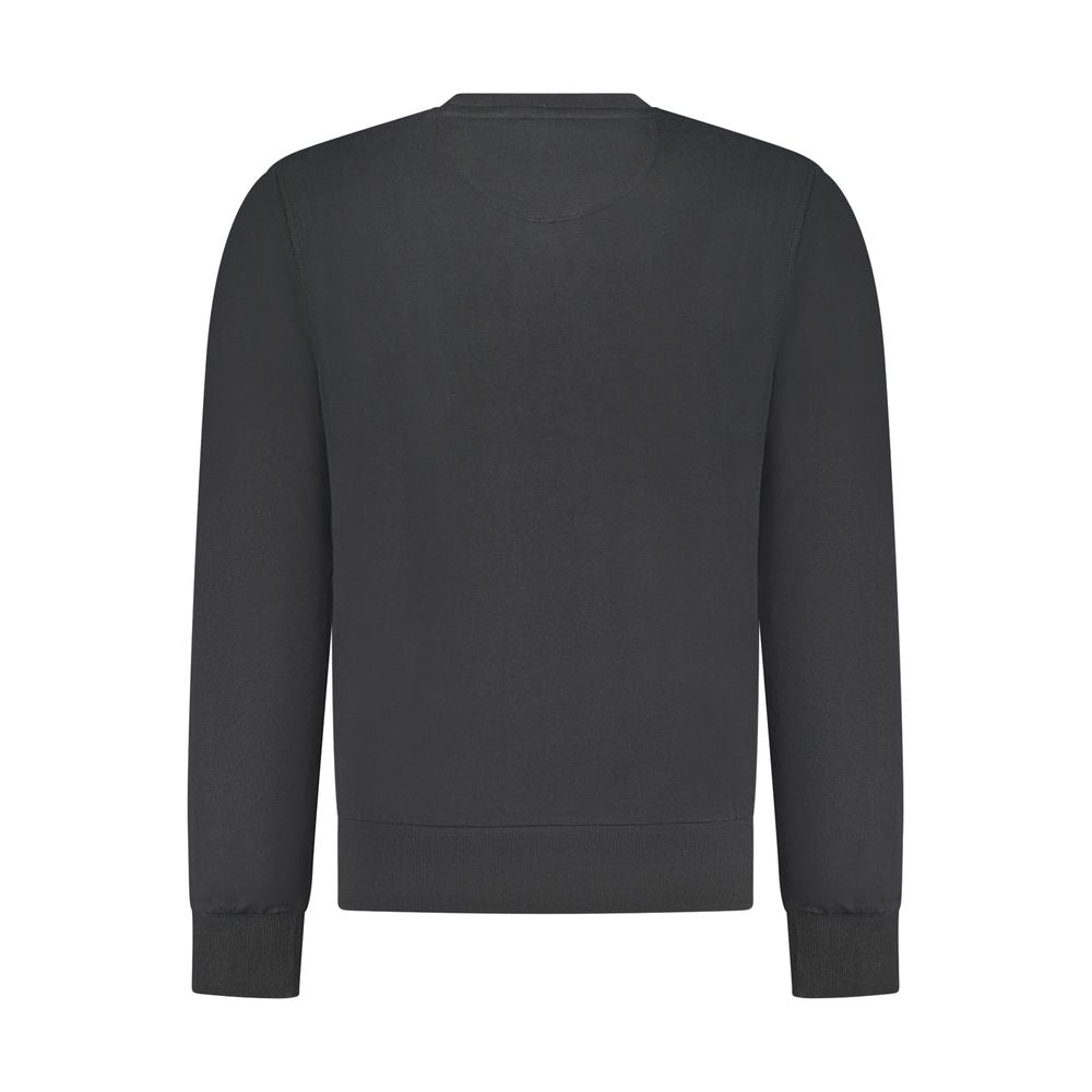 Sweatshirt by North Sails for men in cotton black features an magnificent silhouette, showcasing a sophisticated crew neckline and detail for a truly magnificent finish.
