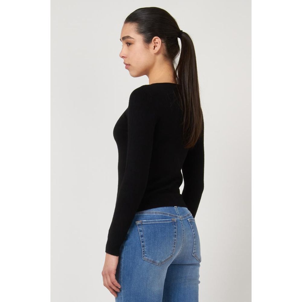 Gas Women's Polyamide Polyester Viscose Sweatshirt - Black