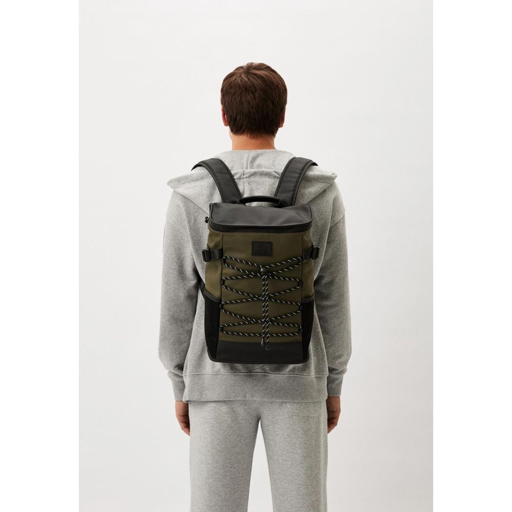 La Martina Polyamide Polyurethane & Polyester Backpack - Bicolour Green