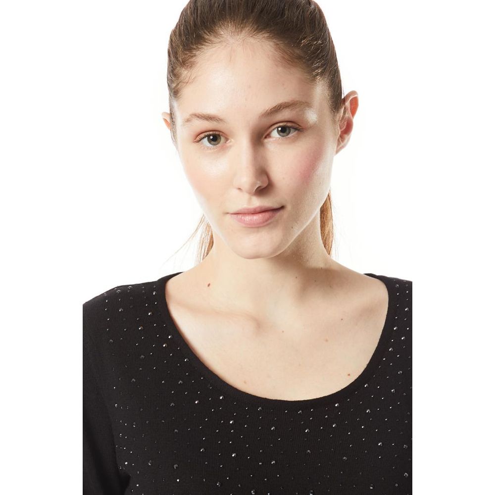 Gas Black Cotton Sweatshirt