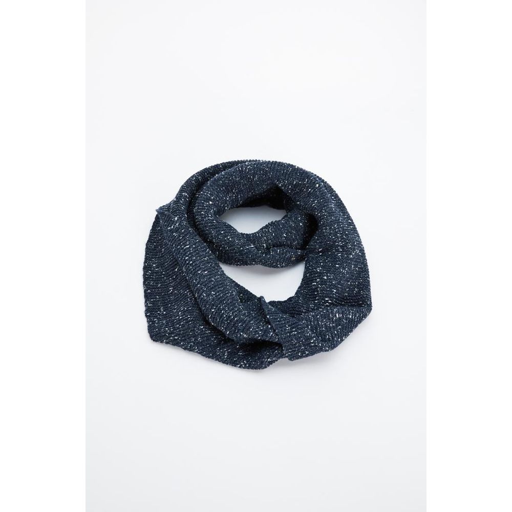 Gas Silk Marabou Acrylic Wool Scarf - Blue
