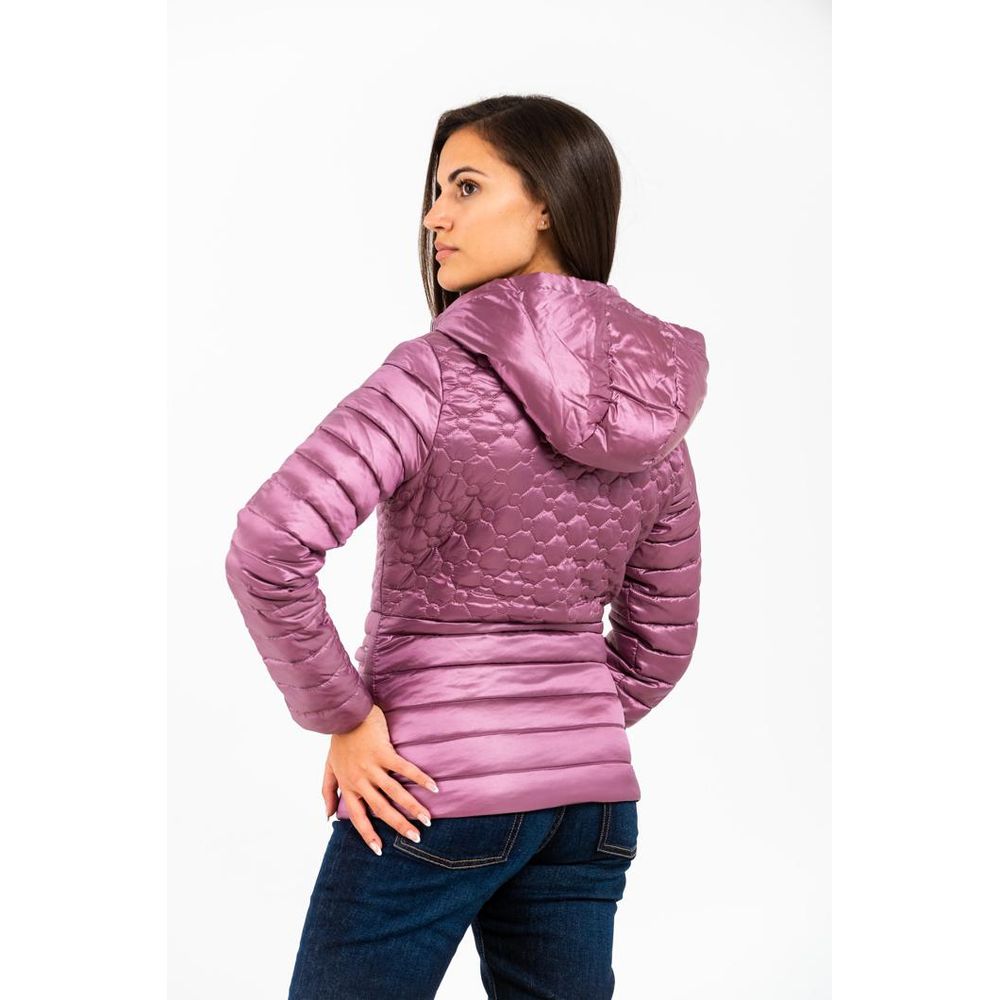 Gas Women's Down Polyamide & Polyester Parka - Pink Rose