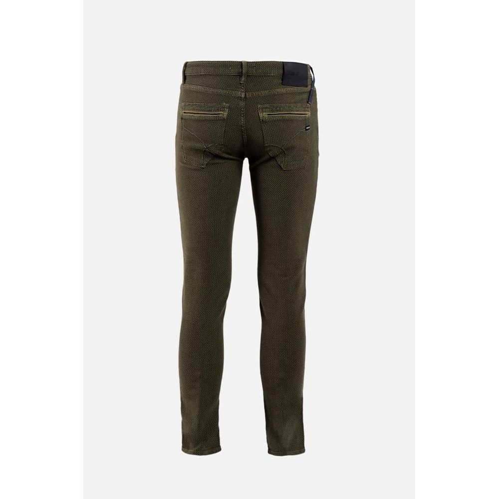 Gas Men's Stretch Denim Cotton Jeans - Brown