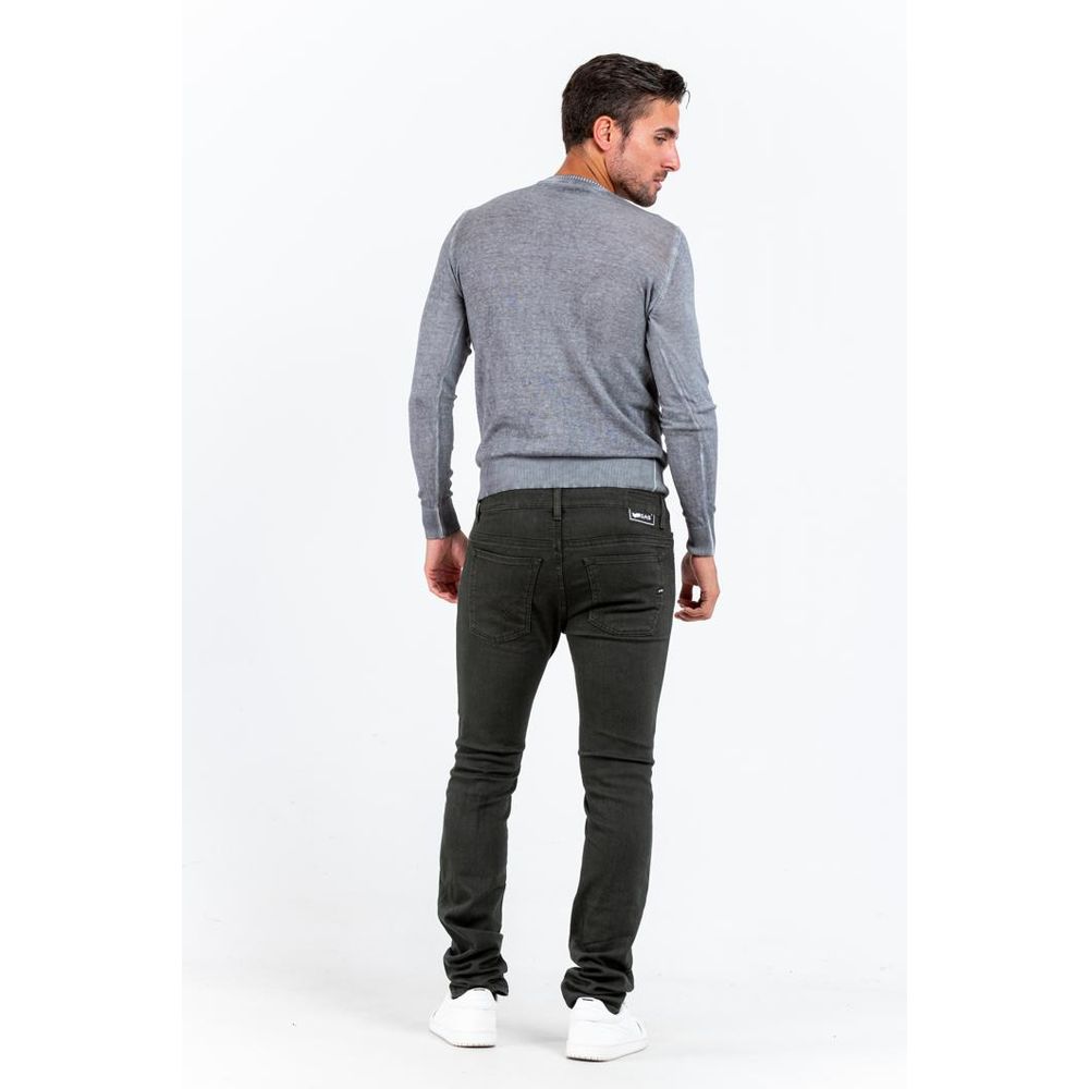 Gas Men's Skinny Stretch Denim Cotton Polyester Jeans - Green
