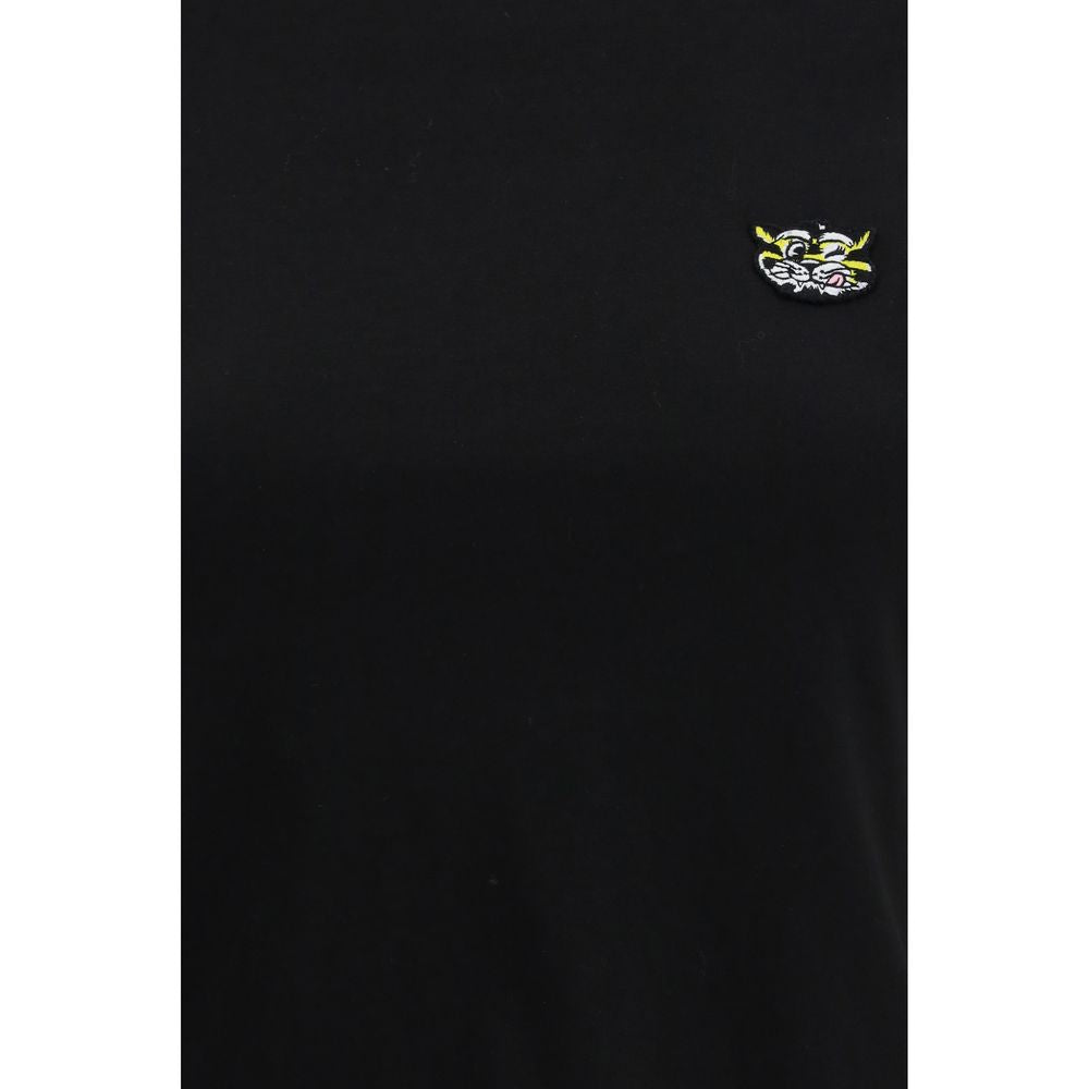 T-Shirt by Kenzo for women in cotton black & signature features a plush silhouette, showcasing a sophisticated and for a truly plush finish.