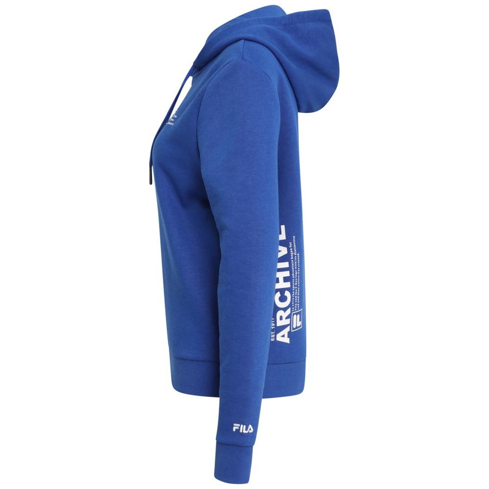 Fila Women's Cotton Polyester Sweatshirt - Blue