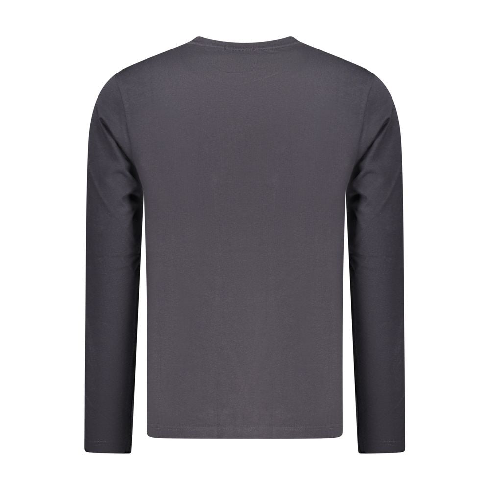 T-Shirt by Coveri Moving for men in cotton blue features a plush silhouette, showcasing a sophisticated and for a truly plush finish.