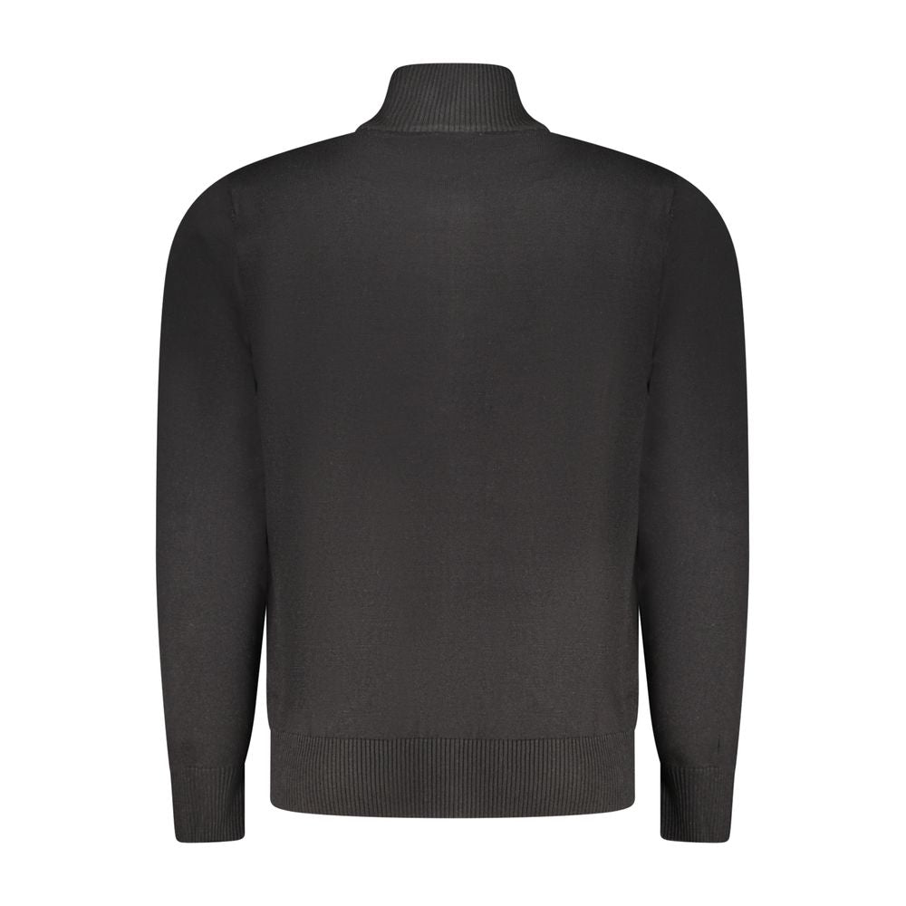 Cardigan by Coveri Moving for men in nylon & viscose black features an impeccable silhouette, showcasing a sophisticated and detail for a truly impeccable finish.