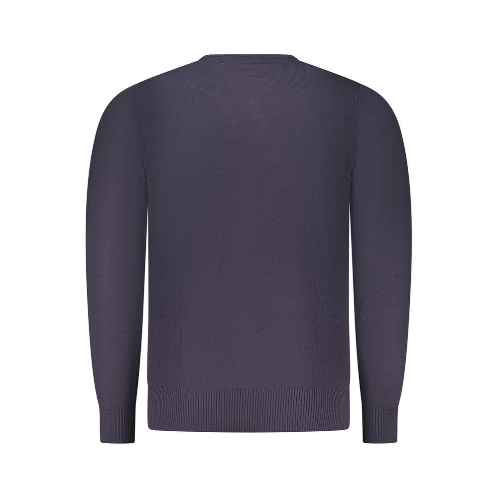Sweatshirt by Coveri Moving for men in nylon & viscose blue showcases a slouchy chic silhouette, artfully detailed with a slouchy chic and for a slouchy chic finish.
