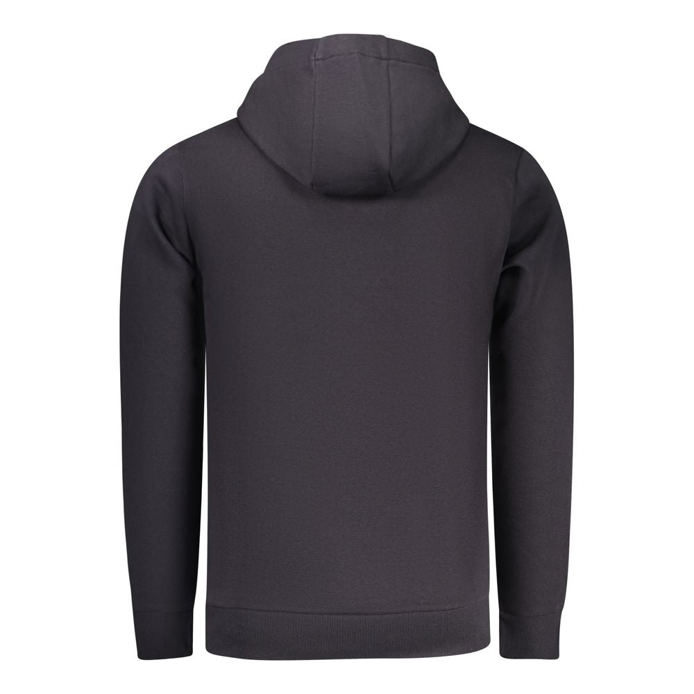 Hooded Sweatshirt Hoodie by Rifle for men in cotton polyester blue features an avant-garde silhouette, showcasing a sophisticated and detail for a truly avant-garde finish.