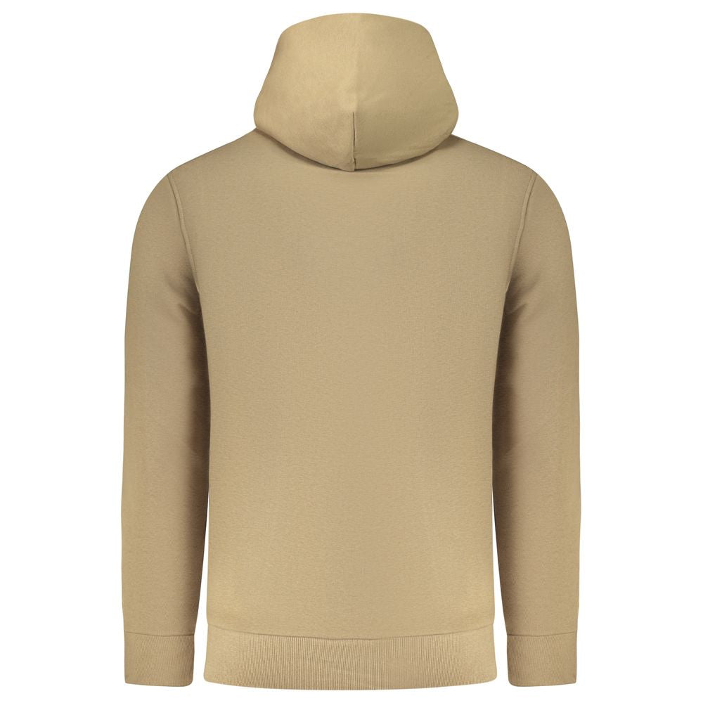 Hooded Sweatshirt Hoodie by Rifle for men in cotton polyester brown features a authentic silhouette, showcasing a sophisticated and authentic detail for a refined finish.