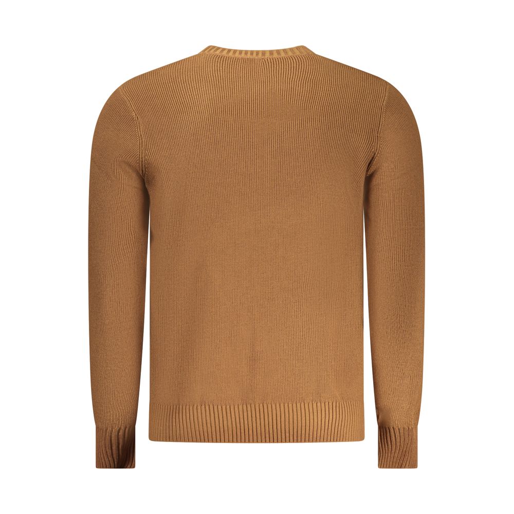 Sweatshirt by Rifle for men in nylon & viscose brown presents a smart casual silhouette, featuring a smart casual crew neckline and for a sophisticated look.