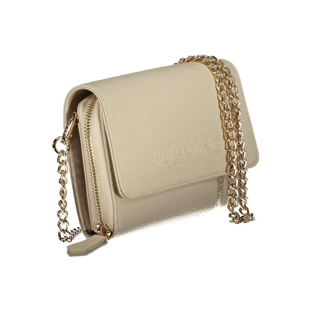 Mario Valentino Polyurethane Wallet - Beige
