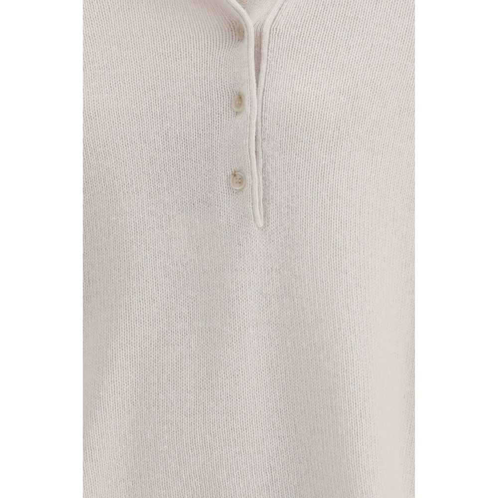 Allude Women's Regular Fit Cashmere Sweater - Cream