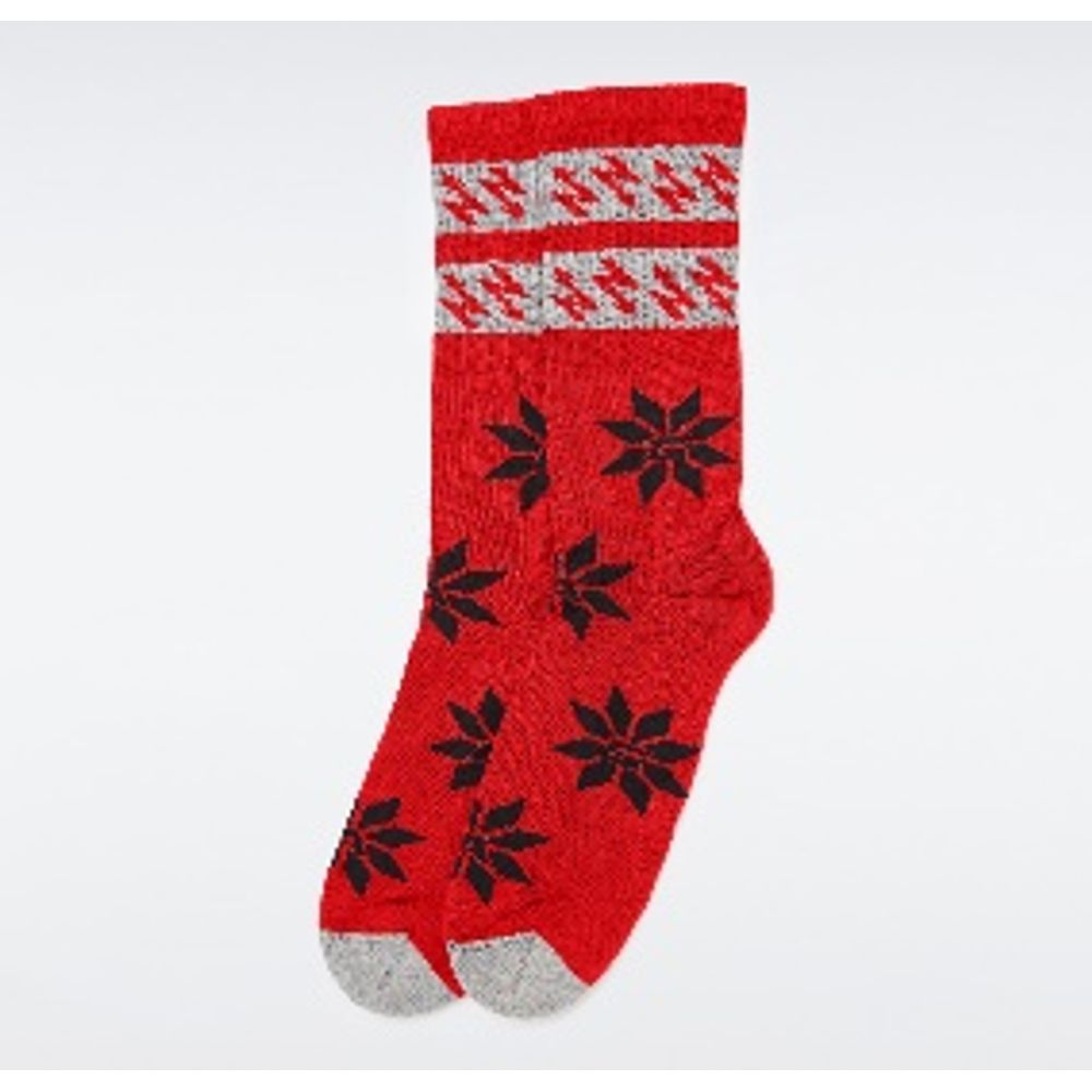 Gas Men's Stretch Polyester Cotton Socks - Coral Red