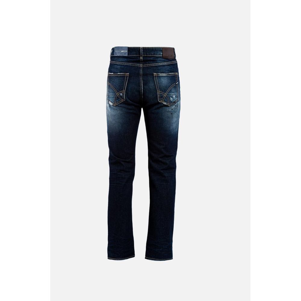 Gas Men's Denim Cotton Jeans - Dark Blue