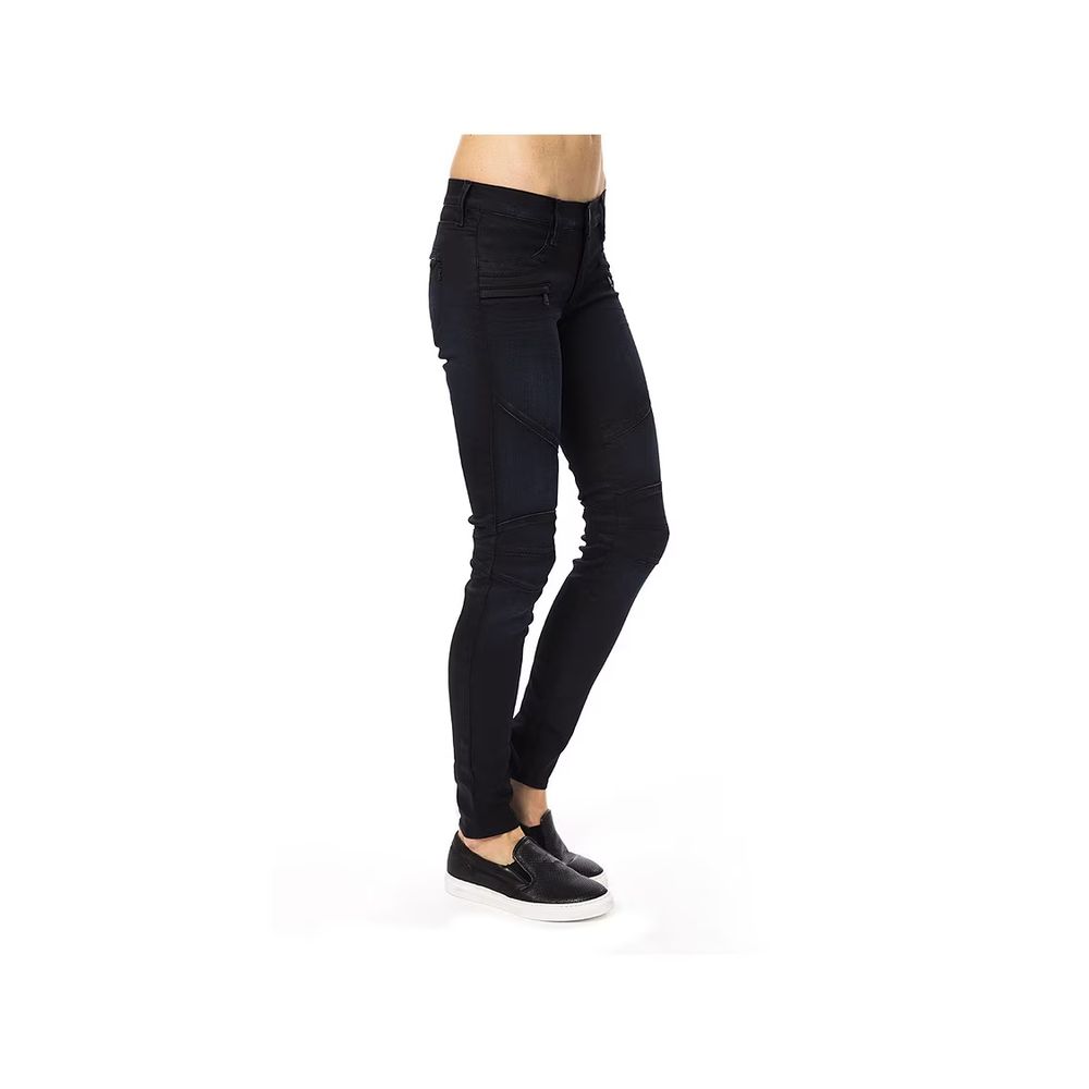 Gas Women's Skinny Stretch Denim Cotton Polyamide Jeans - Dark Blue