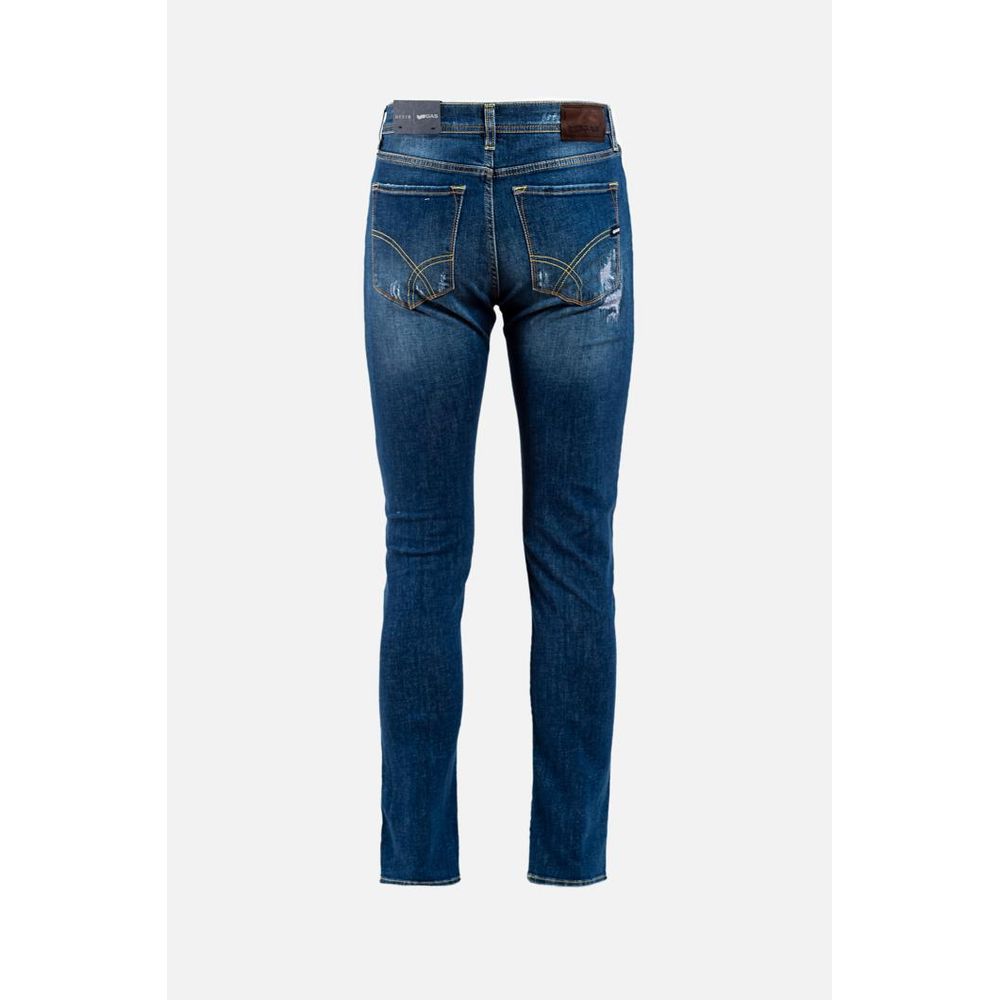 Gas 9 To 5 Men's Slim Stretch Denim Cotton Jeans - Blue