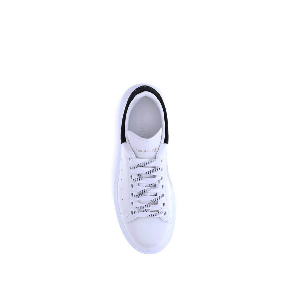 Alexander McQueen Women's Fashion Bos Taurus Calf Leather Sneakers - White